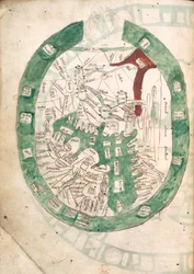 Map of the World, from Polychronicon