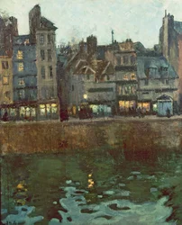 Dusk of the Port of Le Havre
