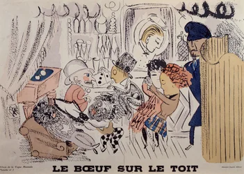 Le Boeuf sur le Toit, Illustration from the First Issue of 