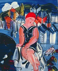 Small Bather at Sainte Adresse
