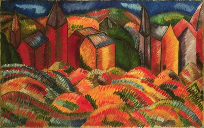 The Red Houses of Sainte-Adresse