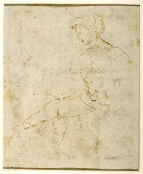 Madonna and Child, after Michelangelo