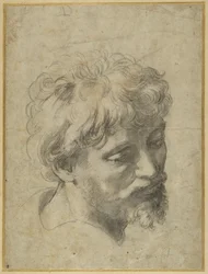 Study for the disciple at the extreme left of 