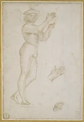 Study of a Young Man Making Music