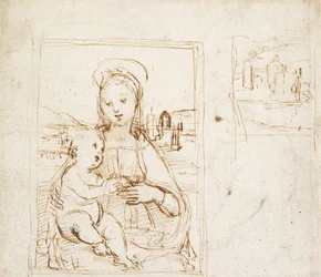 Study for a Picture of the Virgin and Child