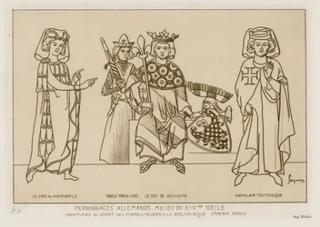 German People in the Mid 14th Century