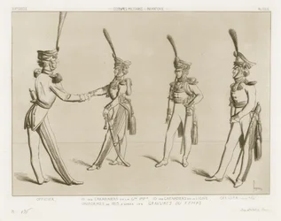Military costumes from the nineteenth century - Russian infantry