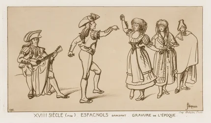 Spanish Dancers at the End of the 18th Century