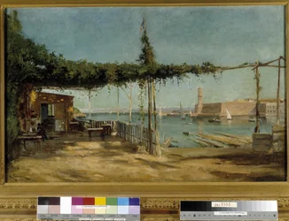 The Entrance to the Harbour Seen from the Cove du Pharo in Marseille