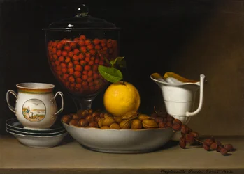 Still Life—Strawberries, Nuts, etc.