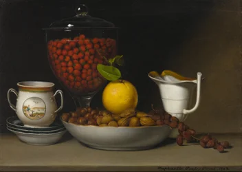 Still Life - Strawberries, Nuts