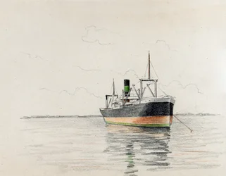 Cargo on the Gironde Estuary