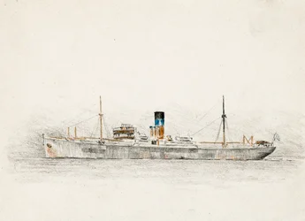 Cargo on the Gironde Estuary