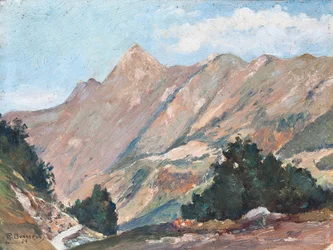 Mountain Landscape in the Pyrenees