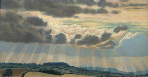 Landscape with clouds