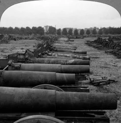 Captured German Guns, Brussels, Belgium, World War I