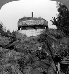 German pillbox, Bullecourt, France, World War I