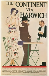 The Continent via Harwich by Reginald E. Higgins