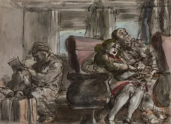 Passengers in a Train Car