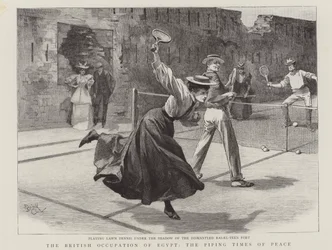 The British Occupation of Egypt, the piping times of peace