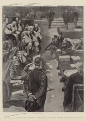 The Duke of Devonshire speaking in the House of Lords on the Parish Councils Bill