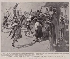 The Paris Fetes, the "Fools" and Students in the Historical Procession