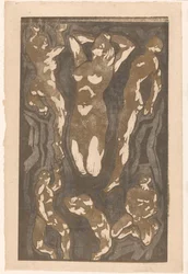 Composition with Six Human Figures