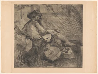 Reclining Woman with Guitar