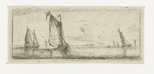 Small Seascape with Two Barques (Small Seascapes)