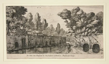 The Garden of Monsieur de Nue in S. Marsiou, Suburb of Paris