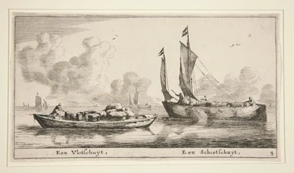 Two Boats (Een Vlotschuyt, Een Schietschuyt)