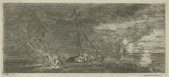 Seascape at Night (series title: Various Embarkations and Other Deeds)