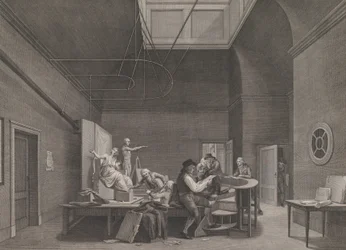The Drawing Academy at the Felix Meritis Society in Amsterdam, ca. 1800