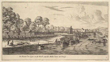 The River Seine at the Bend of the Mall