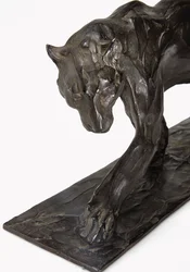 Panther walking, rear leg raised, c.1904