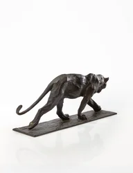 Panther Walking, Rear Leg Raised