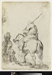 A Turbaned Soldier on Horseback