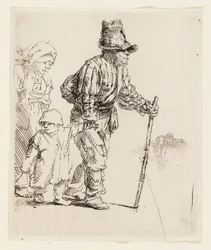 Peasant Family on the Tramp, c.1652