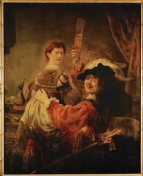 Rembrandt and Saskia in the Parable of the Prodigal Son
