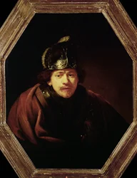 Self-Portrait with Helmet