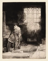 A Scholar in His Study (Faust)