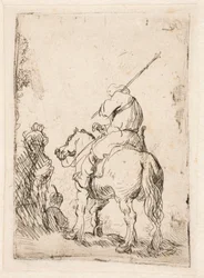 A Turbaned Soldier on Horseback