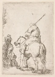 A Turbaned Soldier on Horseback
