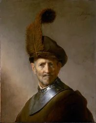An Old Man in Military Costume, c.1630