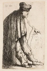 Beggar with His Left Hand Extended