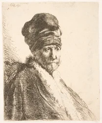 Bust of a Man (Rembrandt