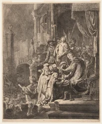 Christ Before Pilate: The Large Plate