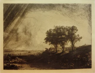 The Landscape with Three Trees