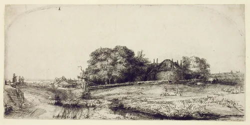 Landscape with Haybarn and a Flock of Sheep, c.1652
