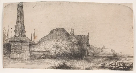 Landscape with an Obelisk